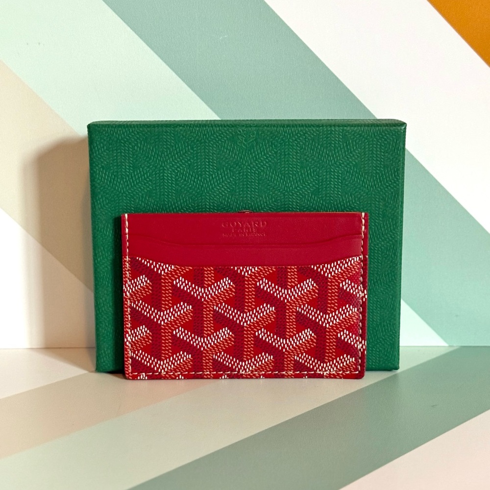 Goyard saint sulpice card holder red